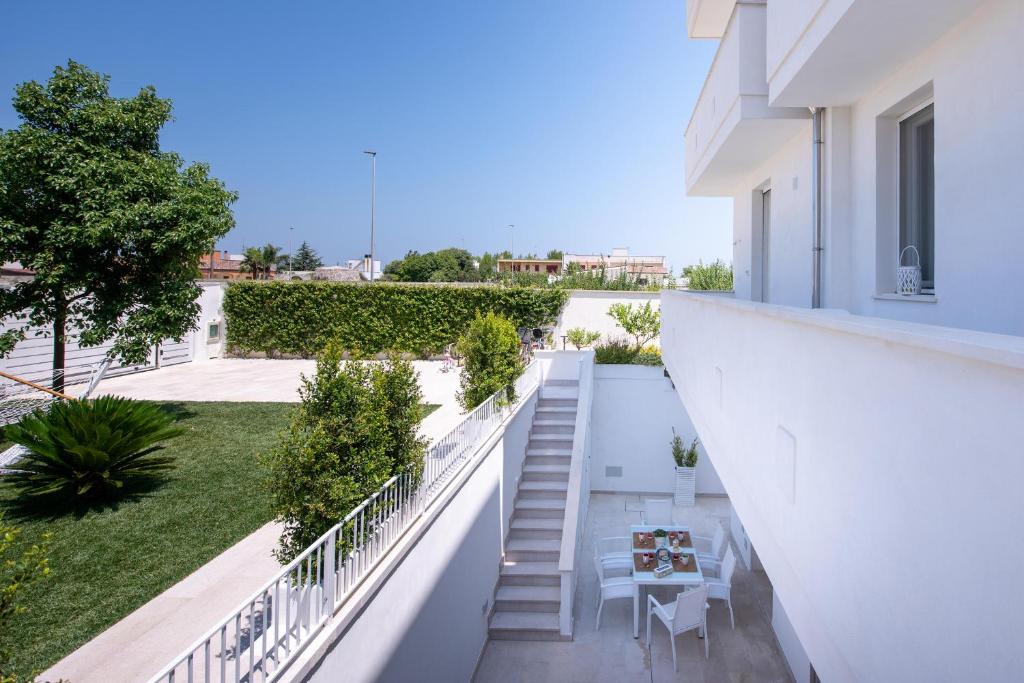 Balkón nebo terasa v ubytování Calura Residence