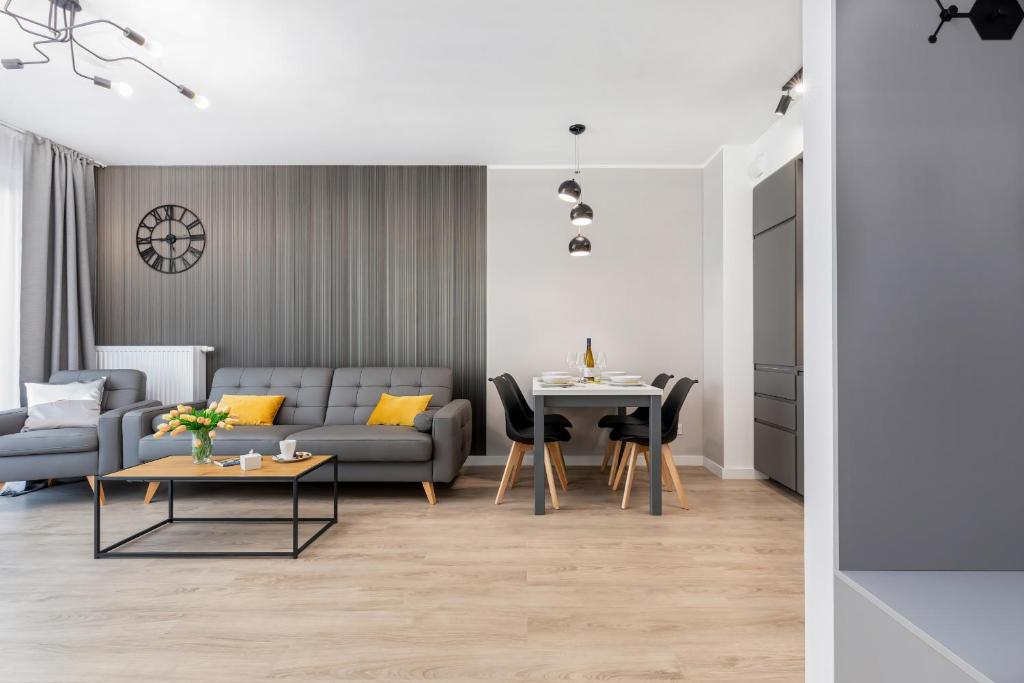 Posedenie v ubytovaní Modern City Center Apartments by Noclegi Renters