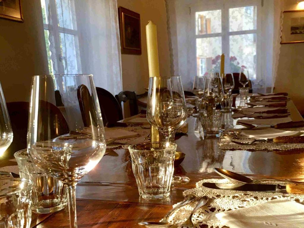 Restaurace v ubytování Ferienhaus Zur Alten Dame