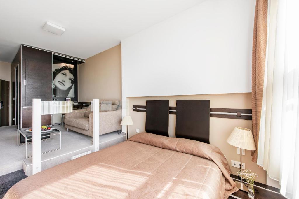 Lova arba lovos apgyvendinimo įstaigoje Amberton Hotel Klaipeda