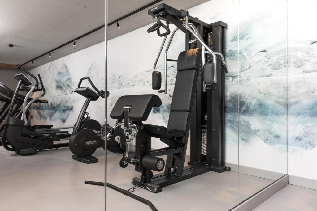 Fitness centrum a/nebo fitness zařízení v ubytování GOING TRIPLE A apartments WEST