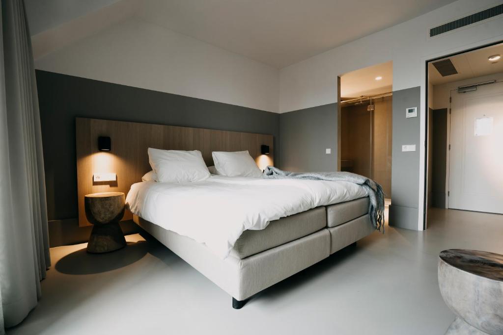 Strandhotelにあるベッド