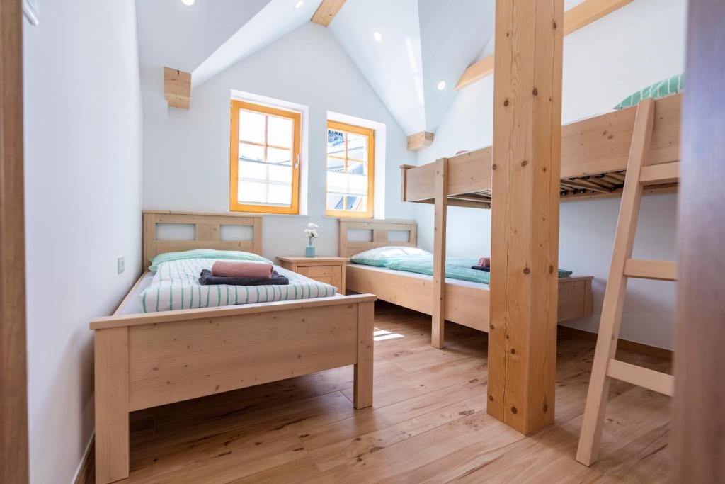 Postel nebo postele na pokoji v ubytování Holiday house Zupanc
