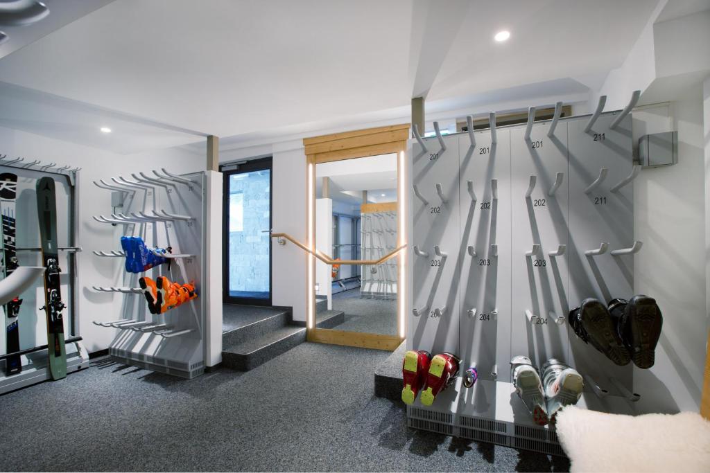 Fitness centrum a/nebo fitness zařízení v ubytování Boutiquehotel Hohes Licht