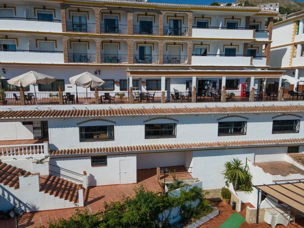 Balkón nebo terasa v ubytování Hotel y Bungalows Balcón de Competa
