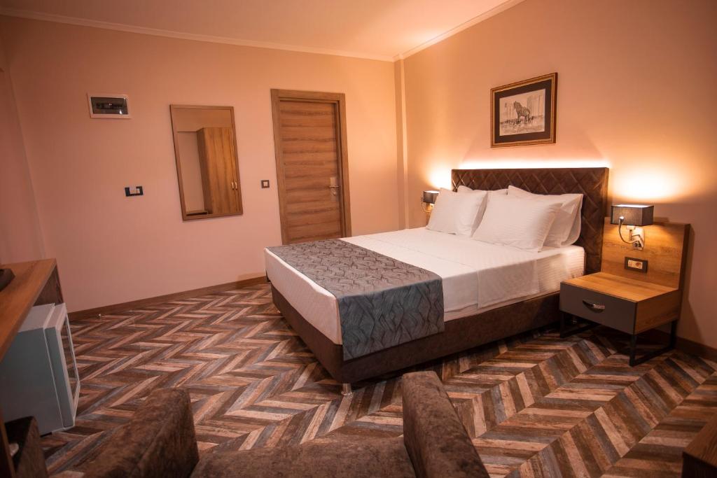 Postel nebo postele na pokoji v ubytování Hotel Kale 17
