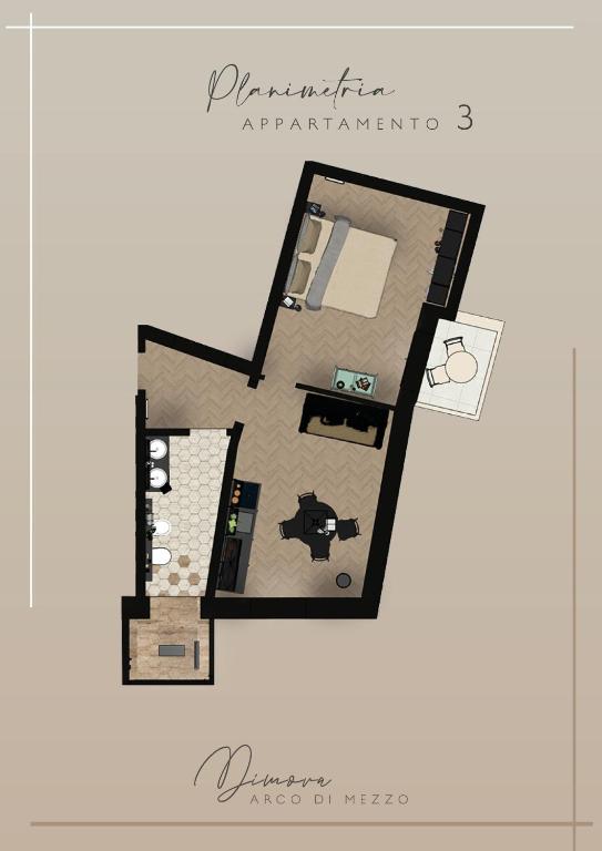 Dimora Arco di Mezzo - Chambre Double De Luxe Avec Balcon