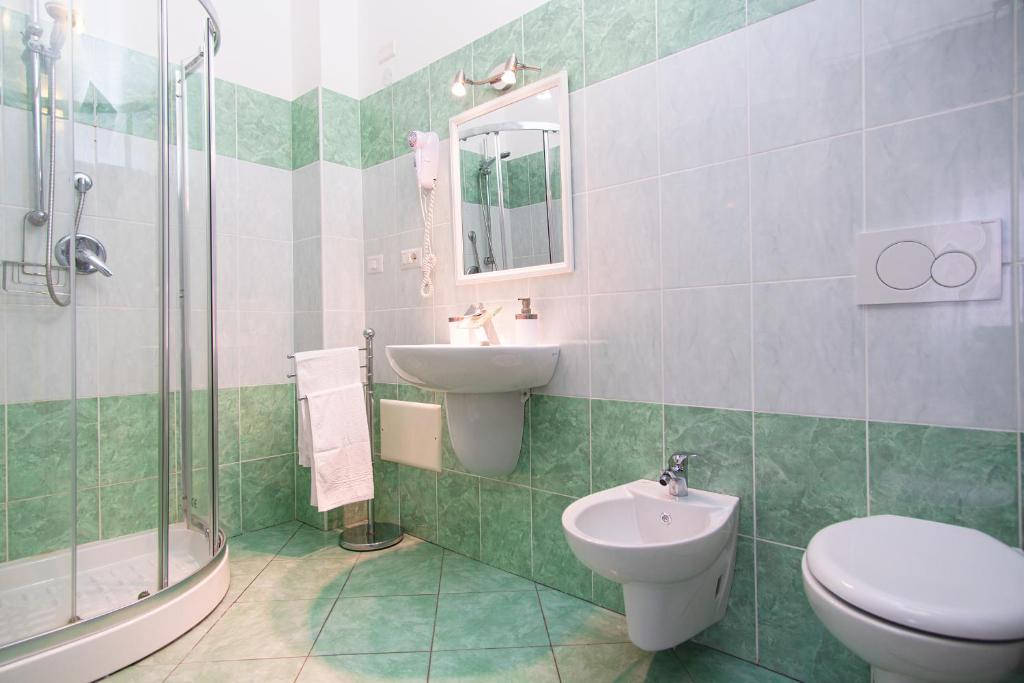 Koupelna v ubytování Jadianas Guest House