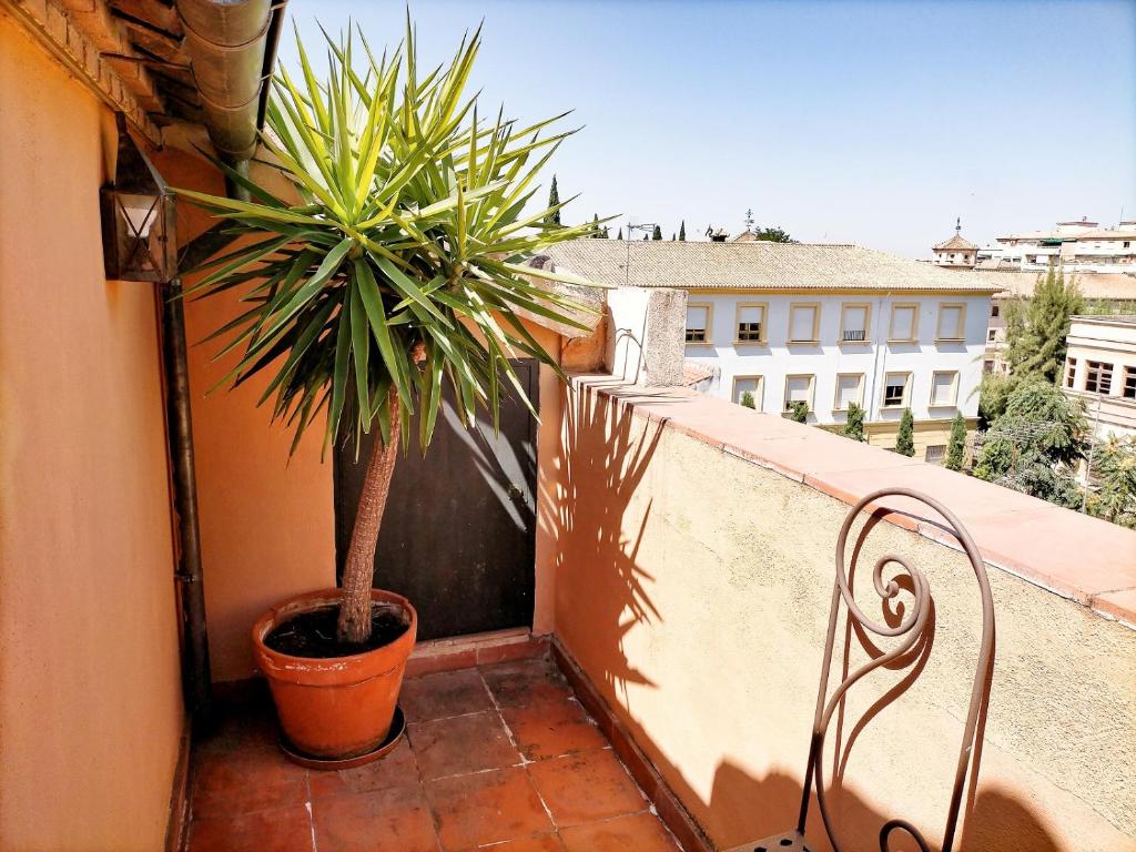 Un balcón o terraza de Abadía Hotel