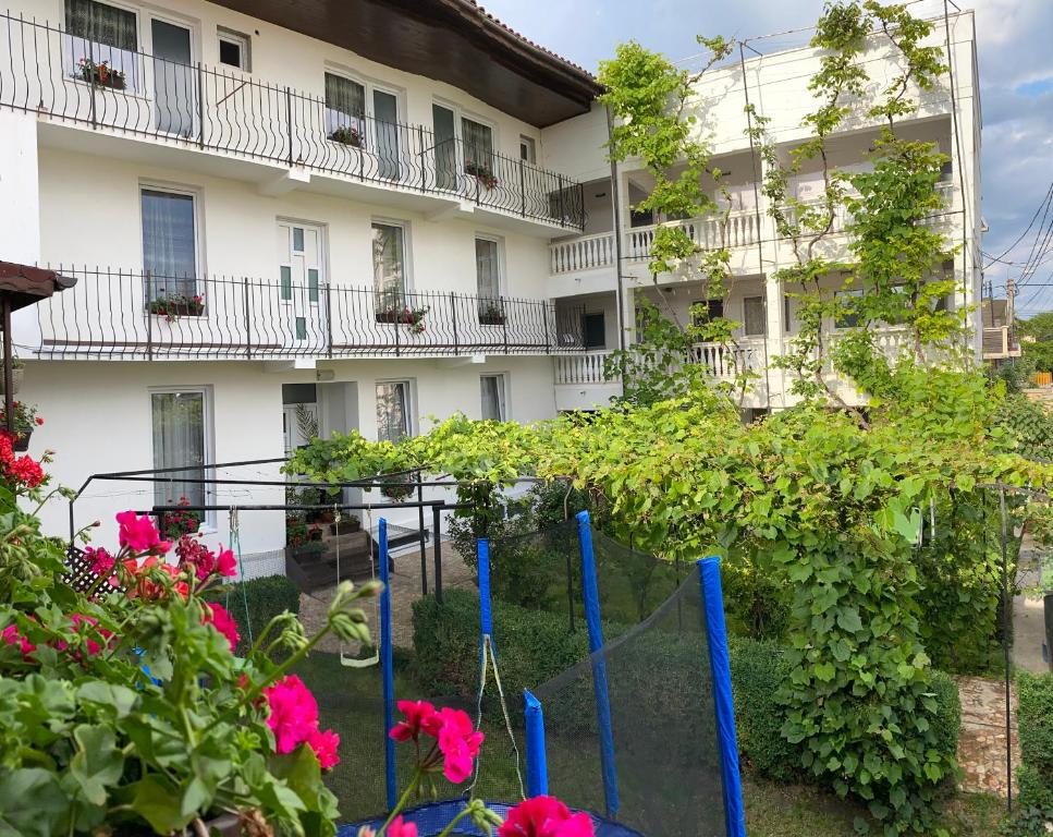 Zahrada ubytování Casa Ciobi