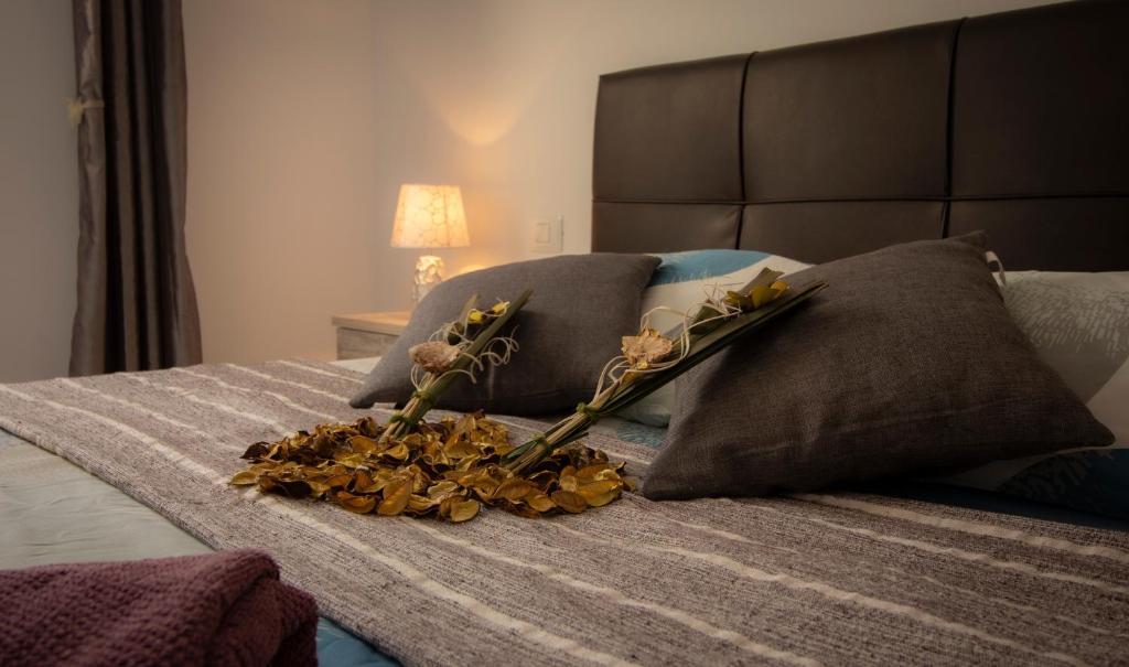 Postel nebo postele na pokoji v ubytování EL CARMEN beach apartment