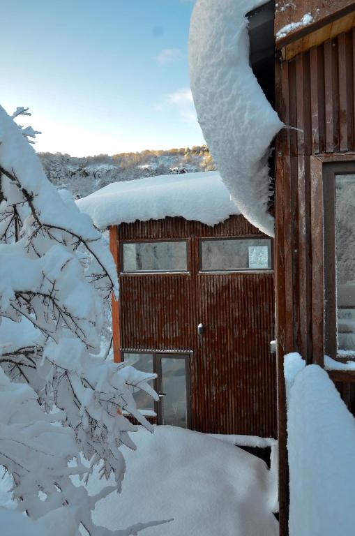 Chalet Ciprés durante o inverno