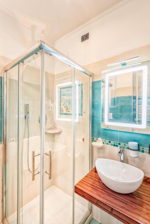 Koupelna v ubytování B&B Giacomino