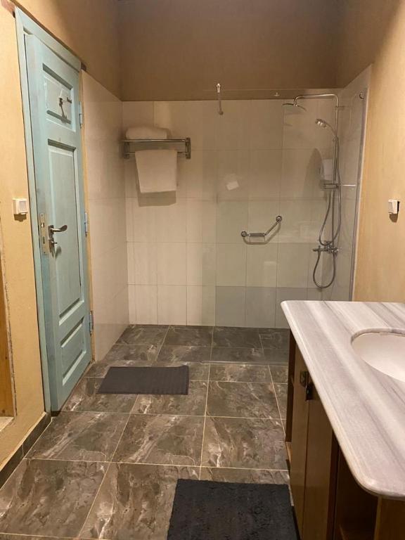 Koupelna v ubytování Kom El Dikka Agri Lodge