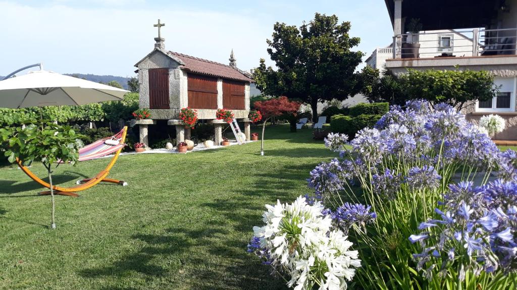 Zahrada ubytování Casa Lastres