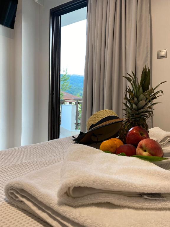 Postel nebo postele na pokoji v ubytování OCEANA Beach Hotel