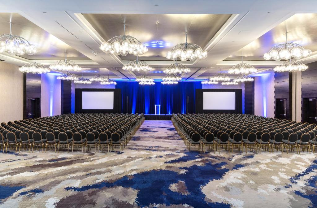 a large room with a large number of seats in it at Hyatt Regency Rochester in Rochester