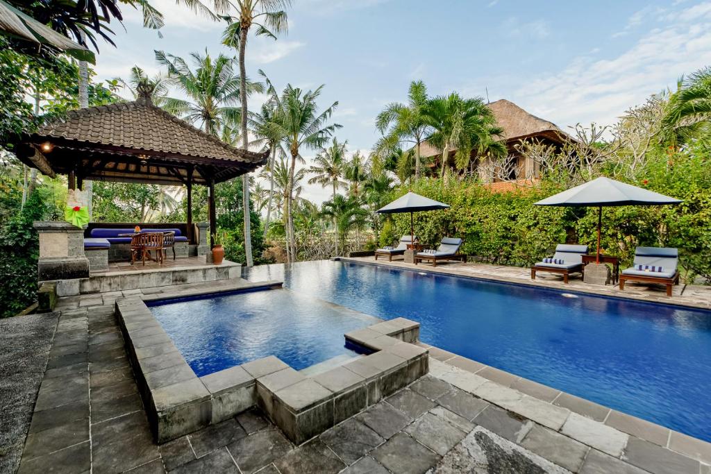 Bazén v ubytování Alam Shanti Ubud nebo v jeho okolí