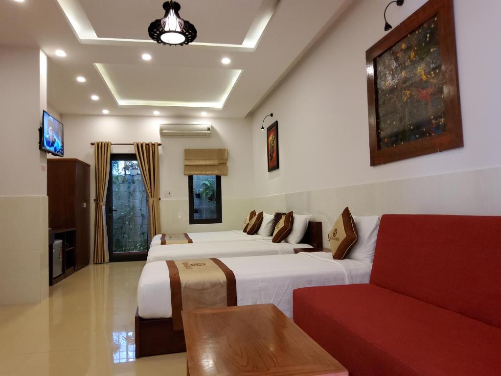 TV/trung tâm giải trí tại Bean Grass Homestay