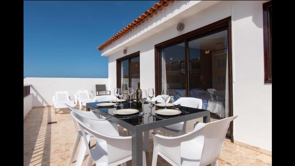 Balkón alebo terasa v ubytovaní 3 bedroom penthouse