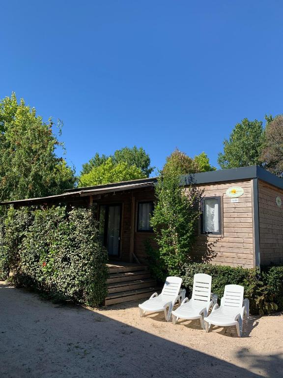 Zahrada ubytování Var Mobil Home, Les Prairies de la Mer