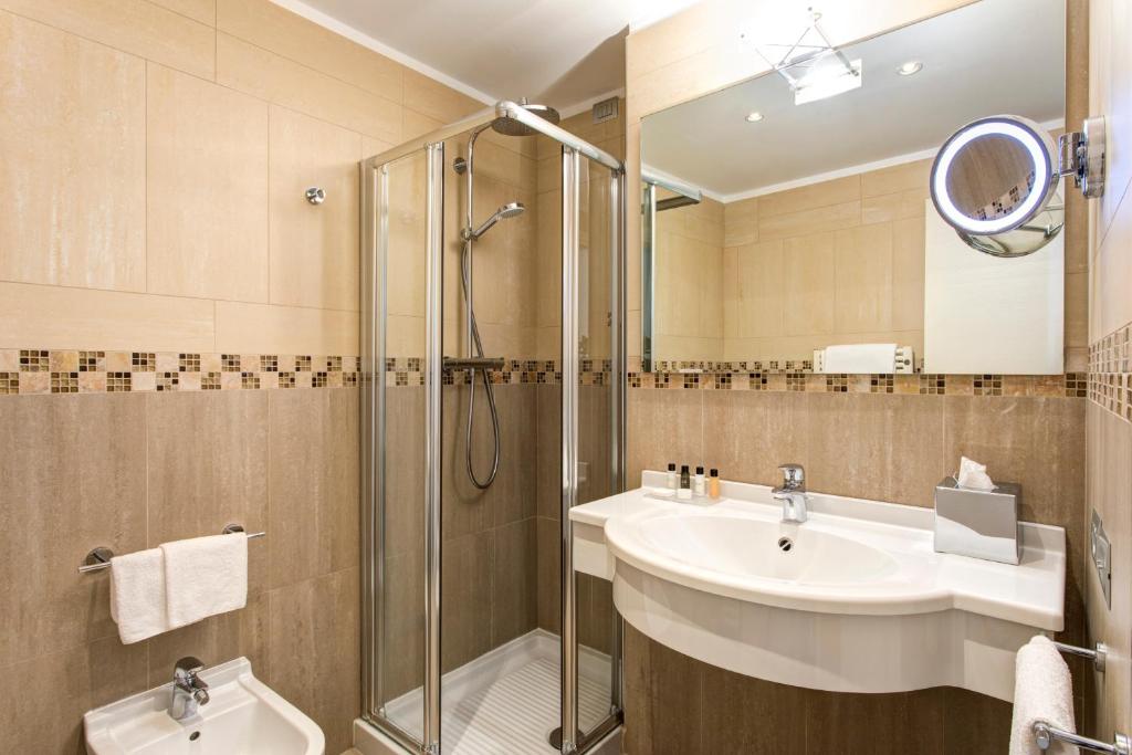 Koupelna v ubytování Hotel Indigo Verona - Grand Hotel Des Arts by IHG