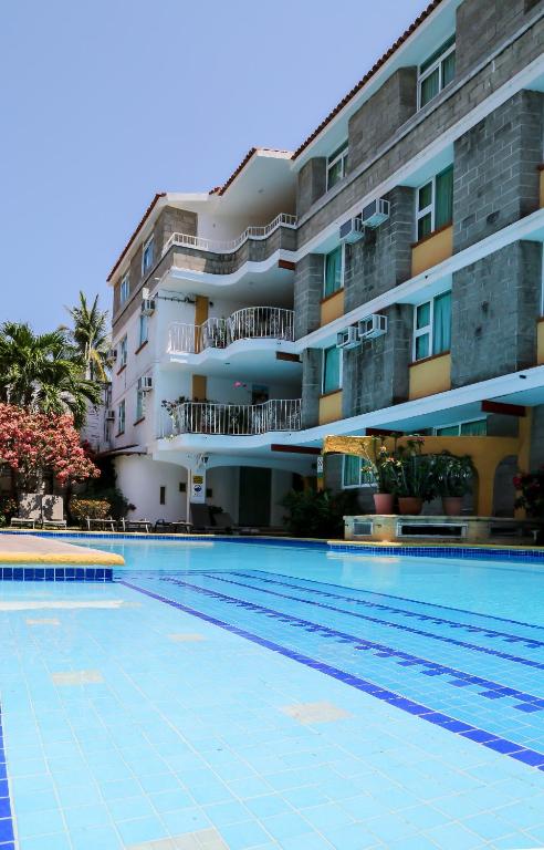 Bazén v ubytování Vallartasol Hotel nebo v jeho okolí
