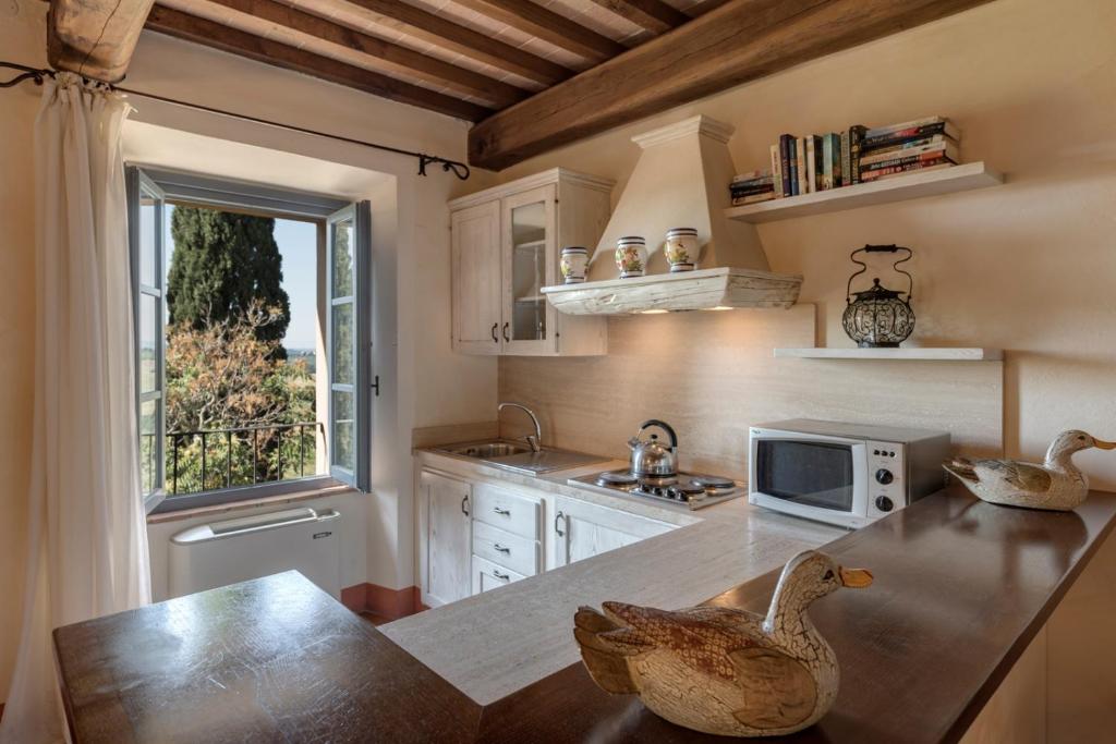 Kuchyň nebo kuchyňský kout v ubytování Il Borghetto Tuscan Holidays