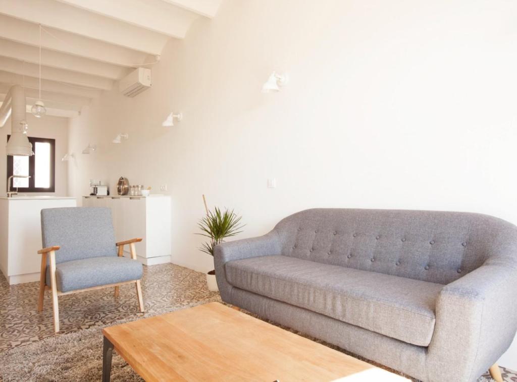 Zona de estar de Flat Vila Olimpica Pere IV/Apartment