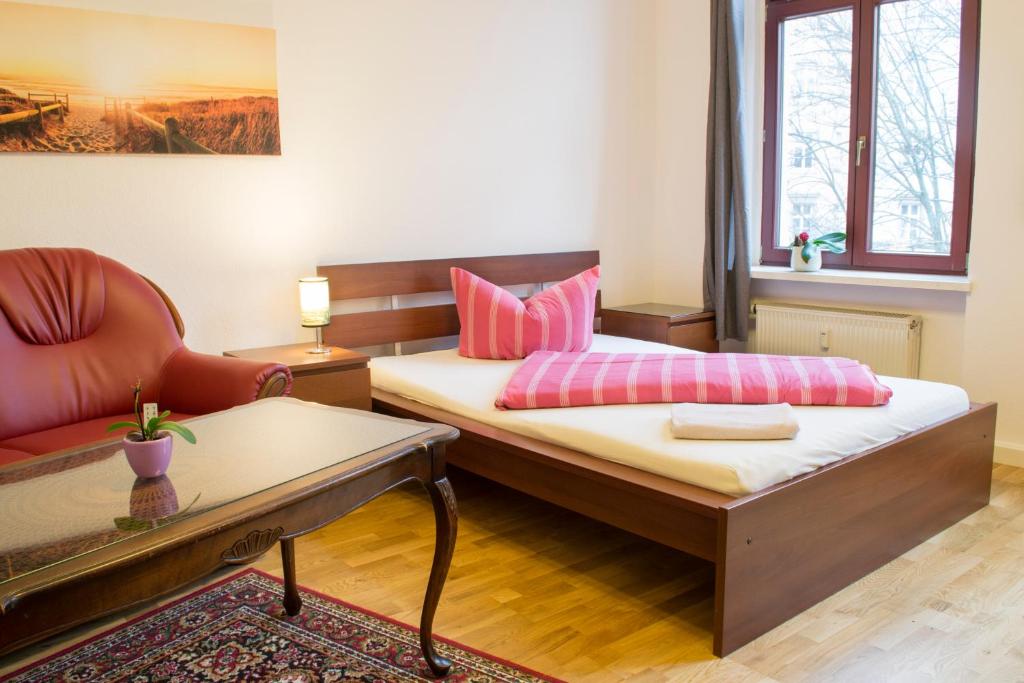 Postel nebo postele na pokoji v ubytování Gwuni B&B