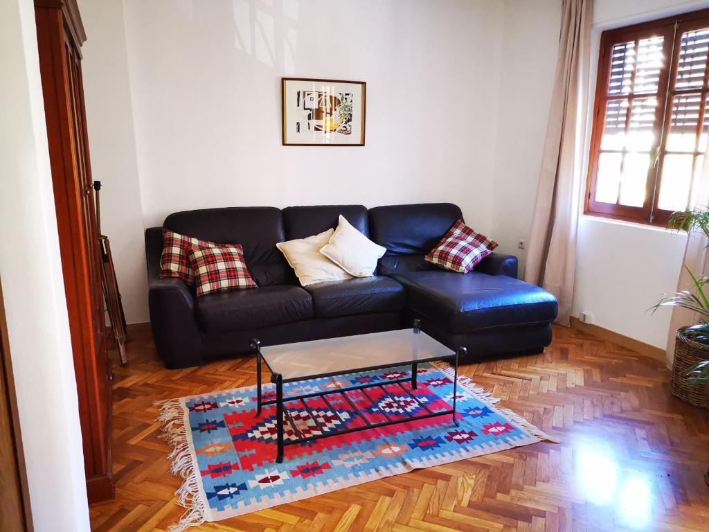 Posedenie v ubytovaní Apartamento bonito y bien ubicado en el Soho de Málaga.