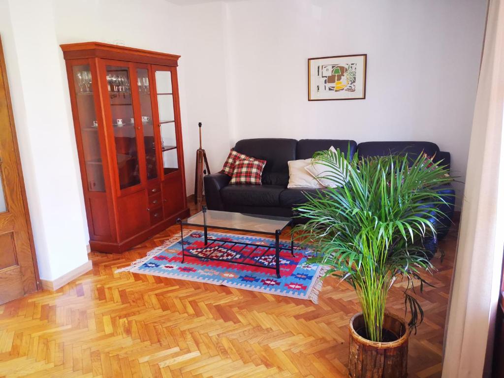 Posedenie v ubytovaní Apartamento bonito y bien ubicado en el Soho de Málaga.