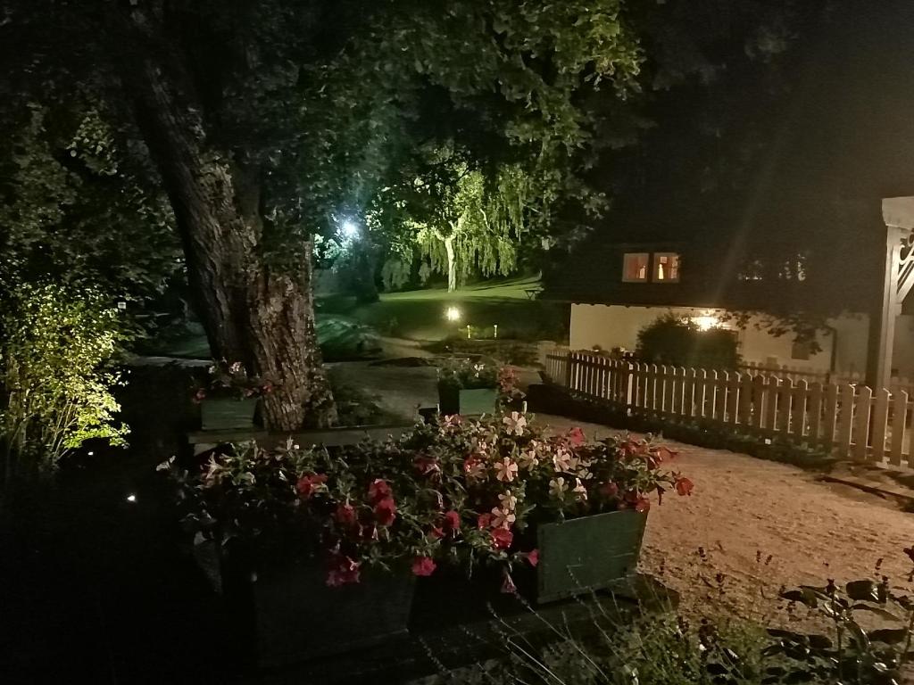 Vonkajšia záhrada v ubytovaní LANDSITZ OBERHOF petit hôtel