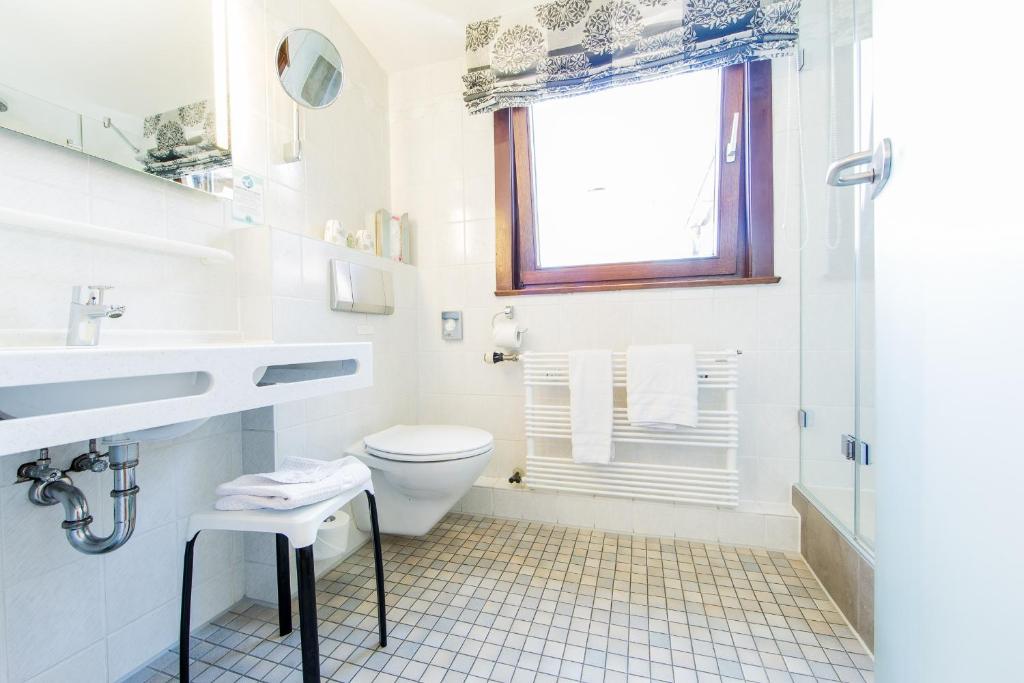 Koupelna v ubytování Hotel zur Post