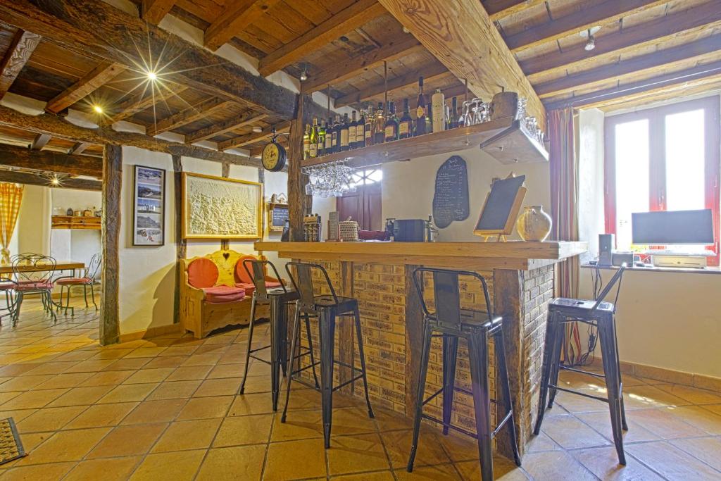 Posezení v ubytování Le domaine du mont de gez