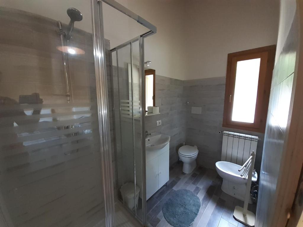 Kúpeľňa v ubytovaní Agriturismo D'Apostolo