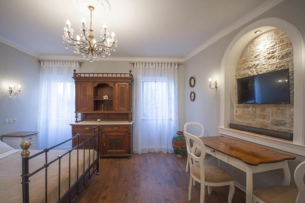 Telewizja i/lub zestaw kina domowego w obiekcie Casa Bachieri