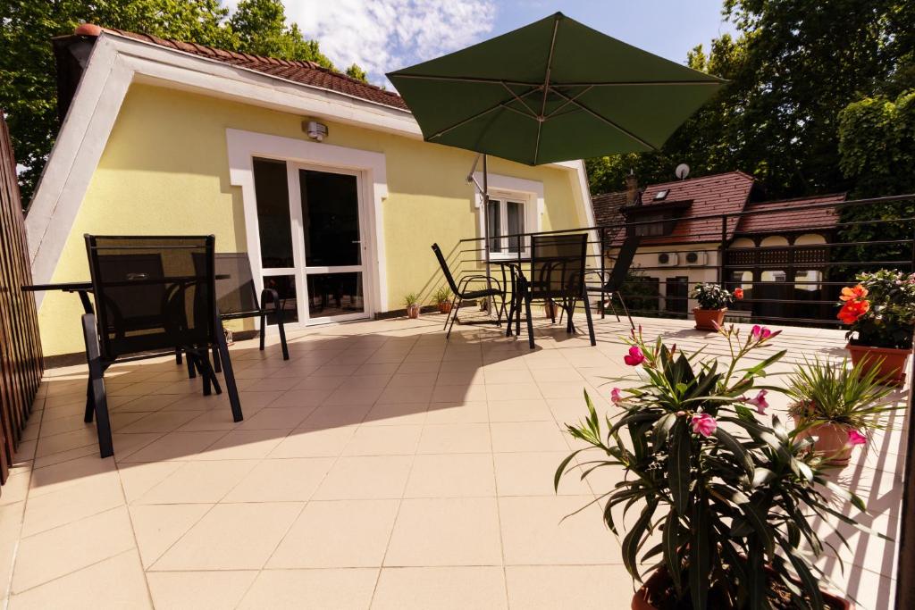 Balkón alebo terasa v ubytovaní Bella Villa