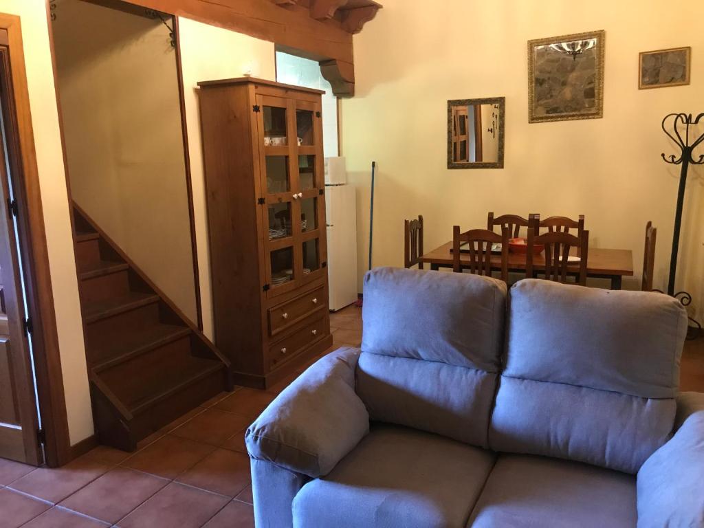 Posezení v ubytování El Relax de Sanabria
