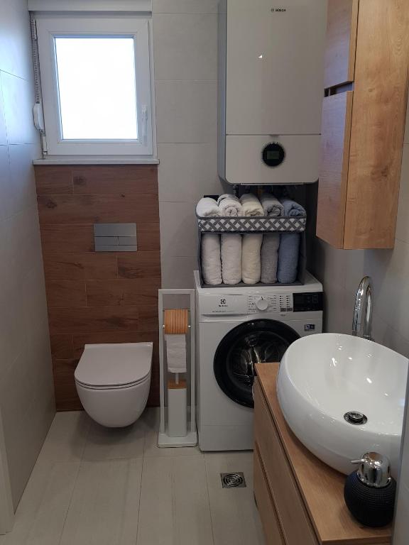 Łazienka w obiekcie MarSim Lux apartman Zagreb