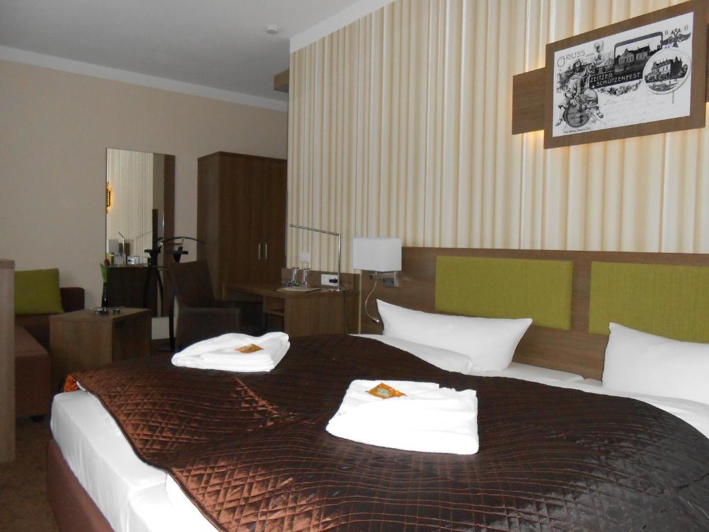 Posezení v ubytování Hotel Weisse Elster