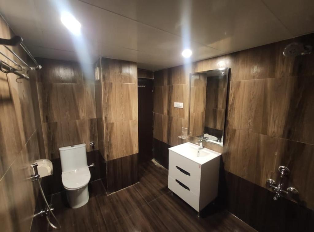 Koupelna v ubytování New Hotel Suhail