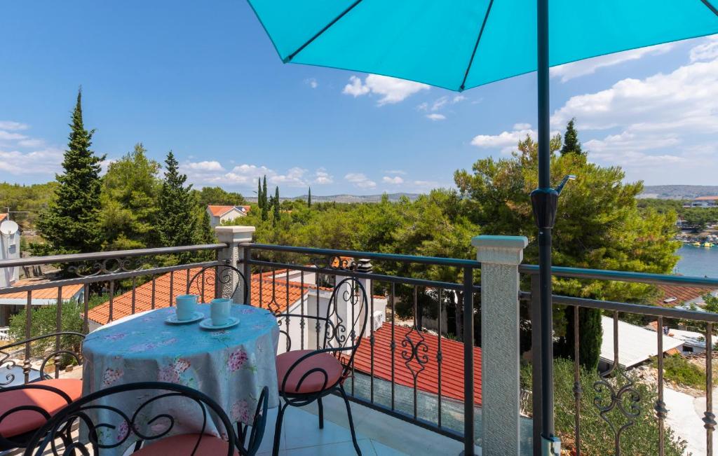 Balkón nebo terasa v ubytování Apartments Listes