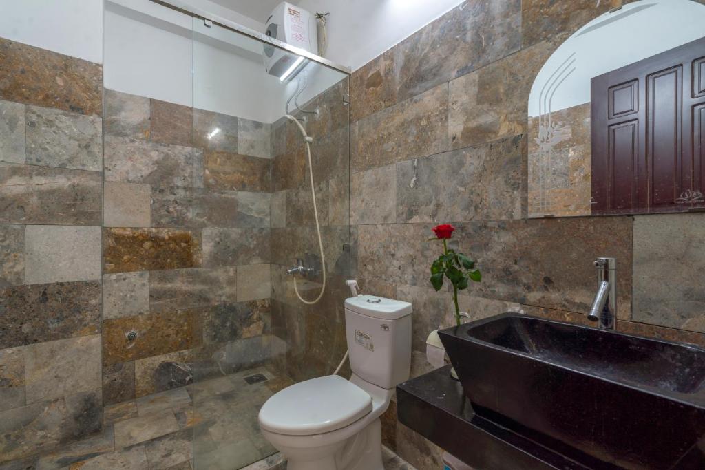 Koupelna v ubytování Sau My Homestay