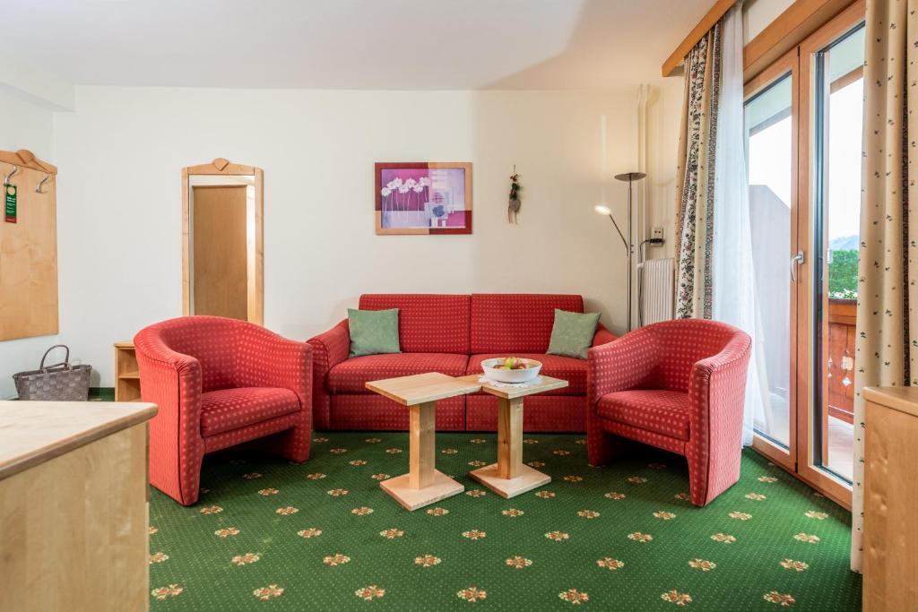 Posezení v ubytování Aparthotel Ramsau