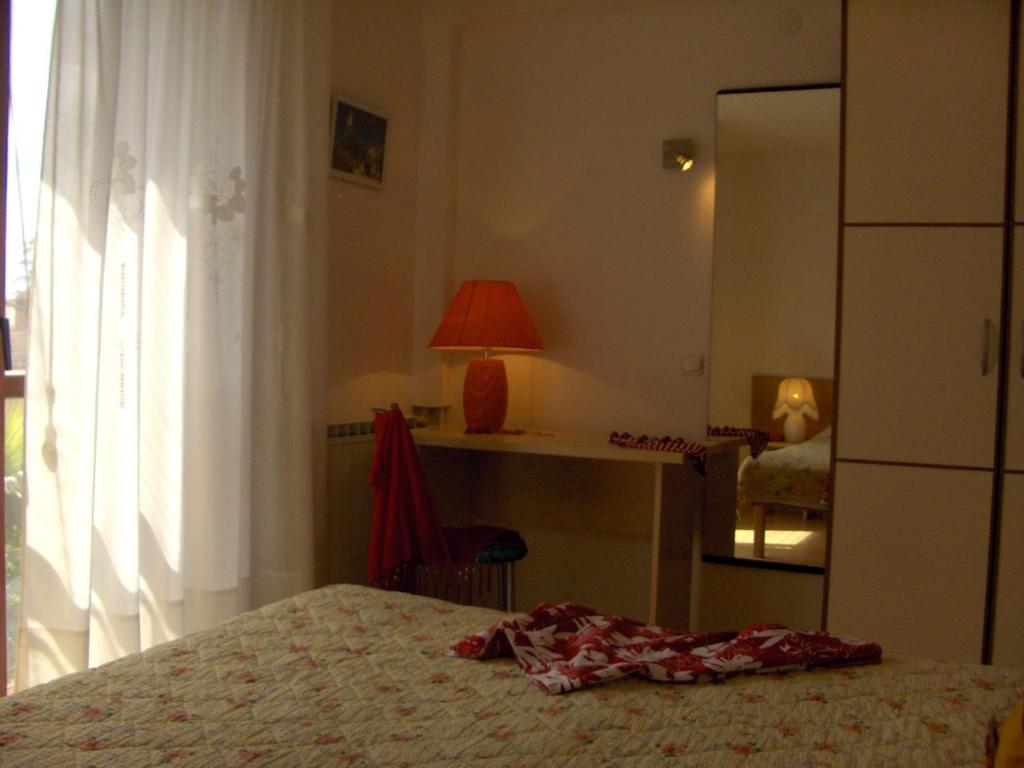Postel nebo postele na pokoji v ubytování Dasen