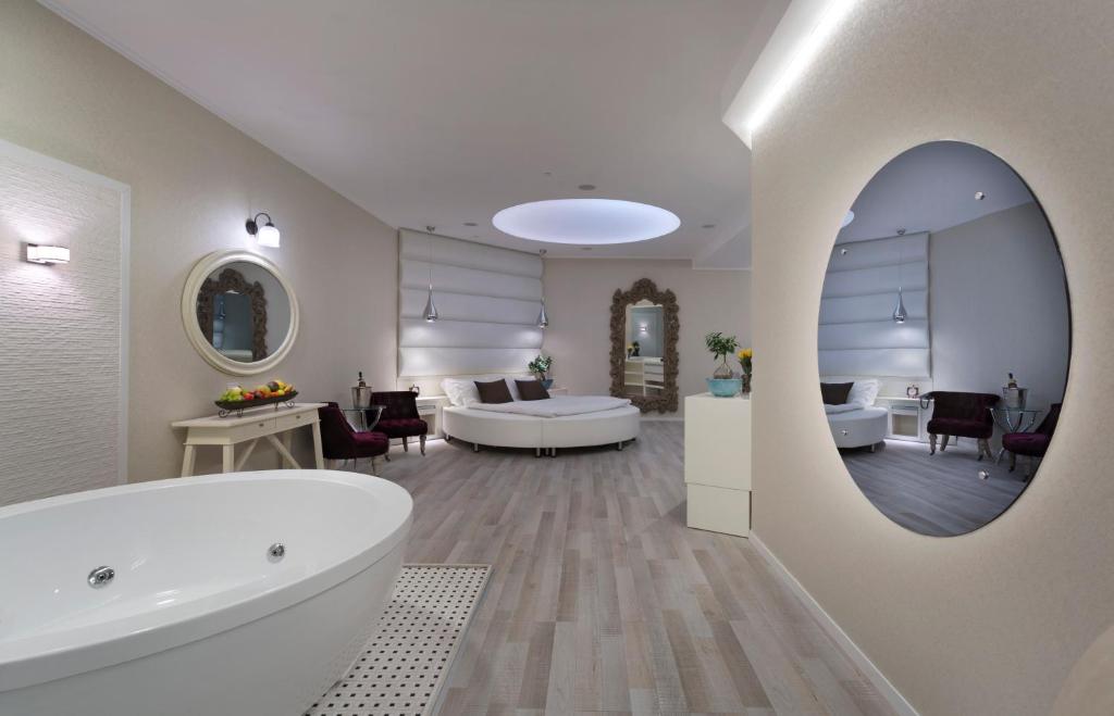 Koupelna v ubytování Garden Hotel Boutique & Events