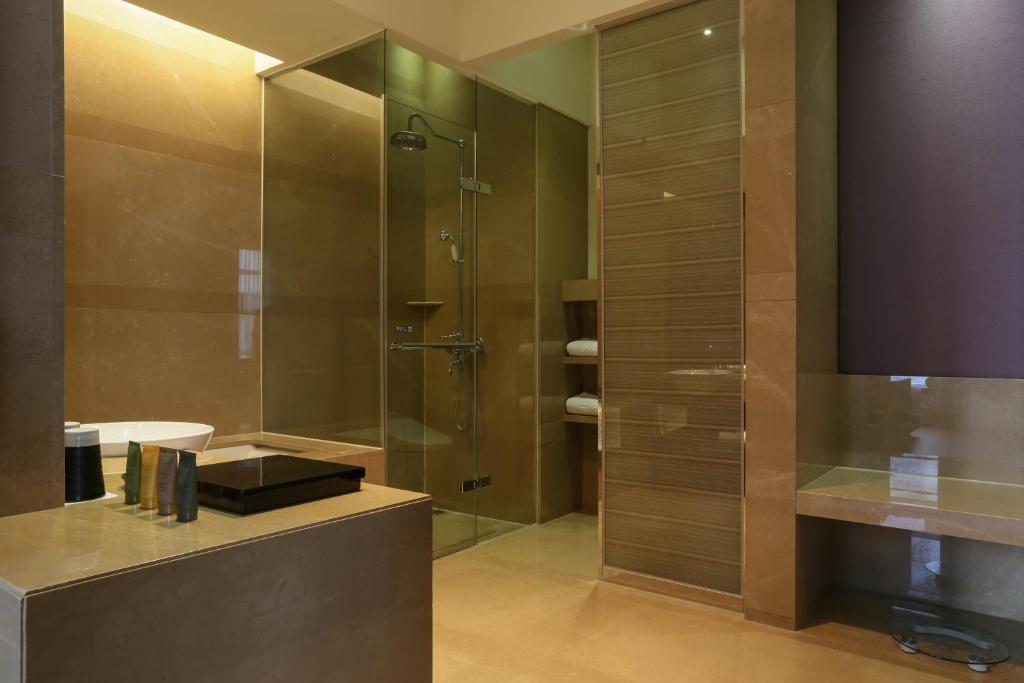 Koupelna v ubytování City Suites - Taipei Nandong