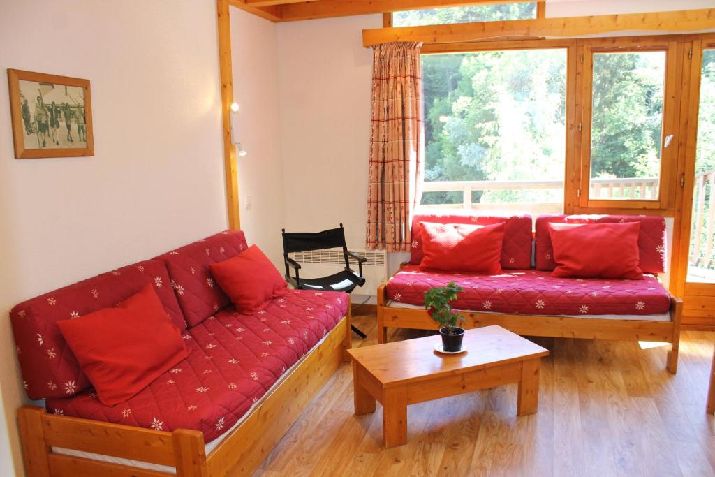 Posezení v ubytování Résidence Saboia B57 Clés Blanches Courchevel