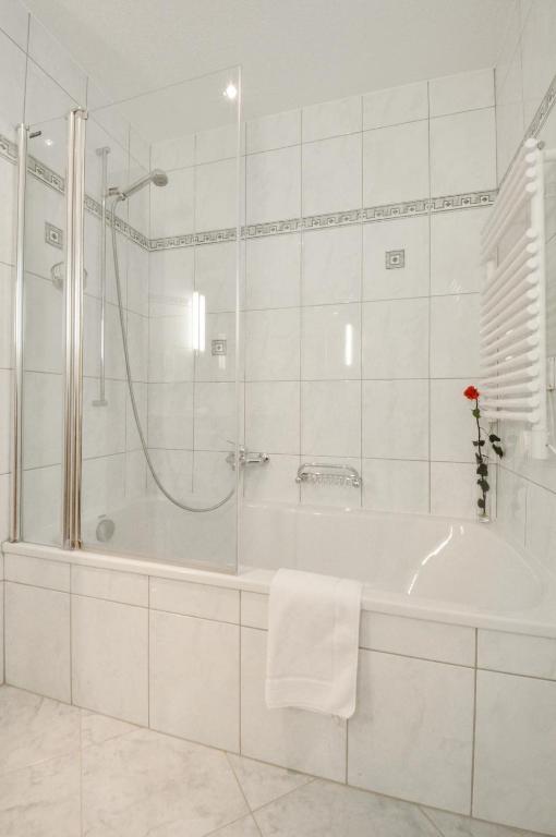 Koupelna v ubytování Haus Shangri-La